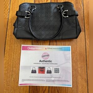 Authentic ferragamo bag